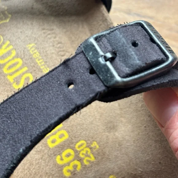 Birkenstock Mayari Black Sandals Size 36 EXCELLENT - Picture 14 of 16